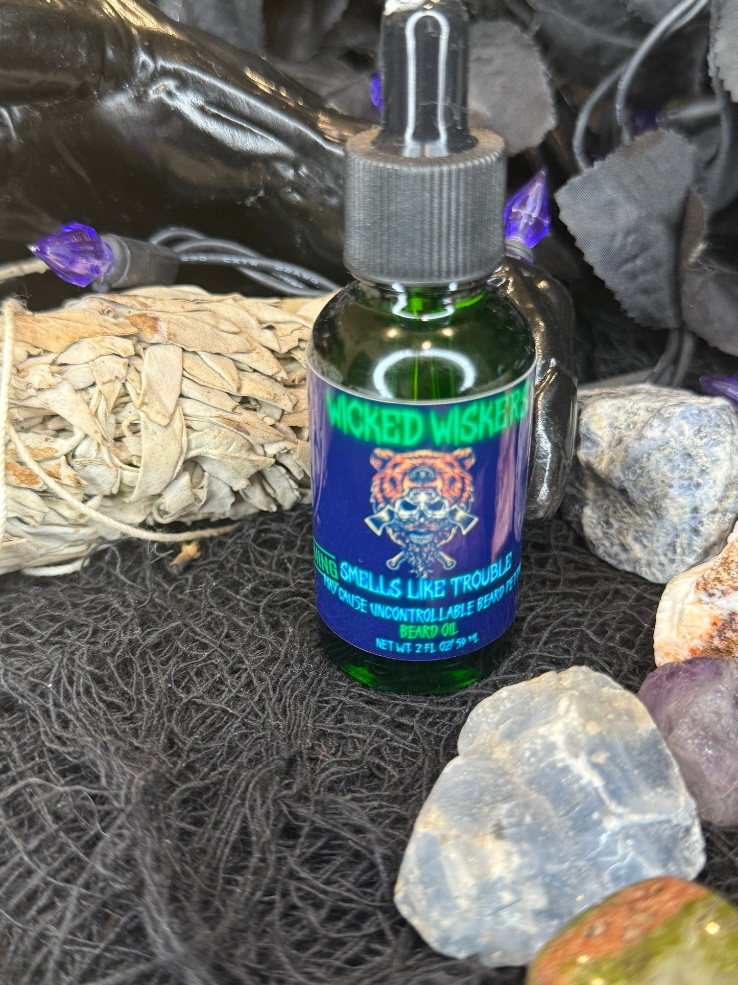 Wicked whiskers Beard Oil- Smells like Trouble